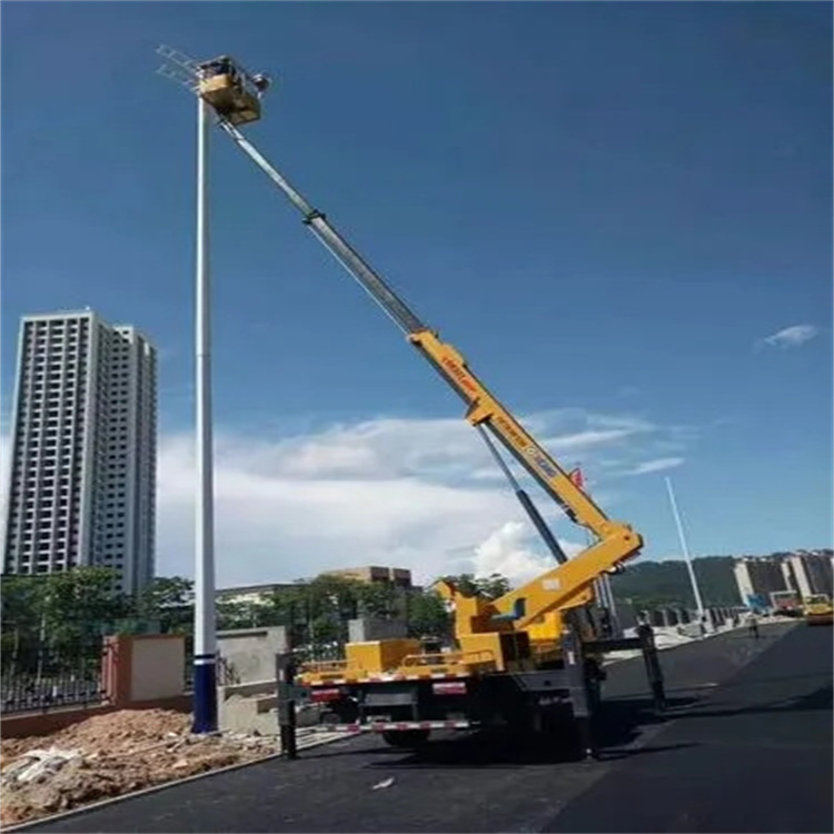 眉山维修路灯的曲臂升降车出租